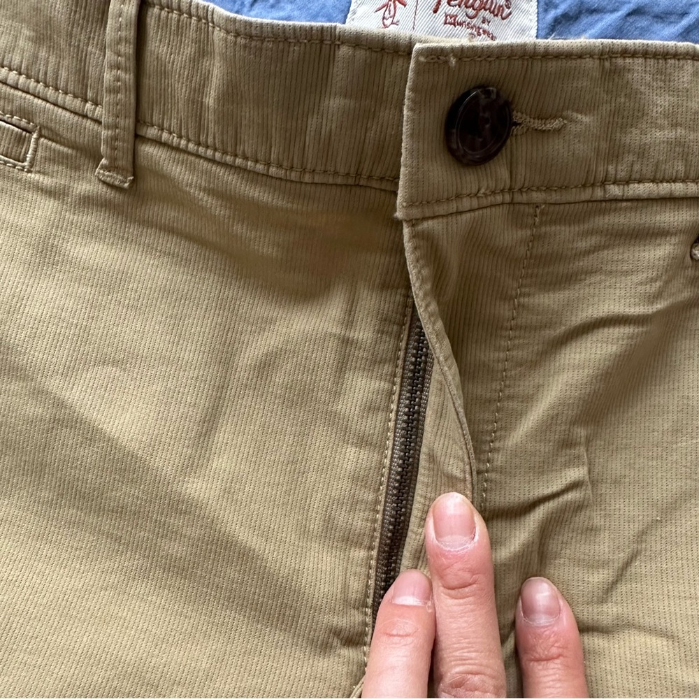 Penguin Khaki Cotton Twill Shorts - Picture 9 of 15